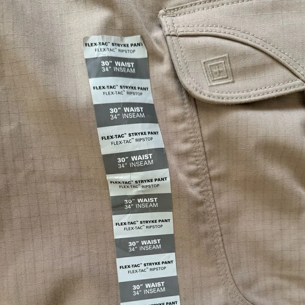 5.11 Stryke Pant W/Flex-Tac NWT 30/34 🤎